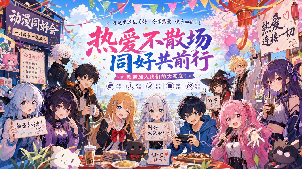 抖音风动漫影视传媒社区